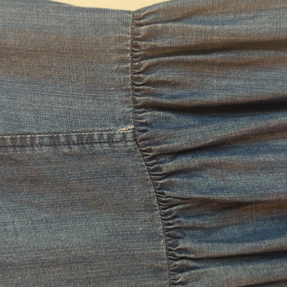 Tommy Hilfiger Sleeveless Chambray Dress Size 12 - Picture 5 of 8